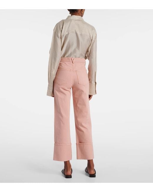 Jean Droit Dylan Veronica Beard en coloris Pink