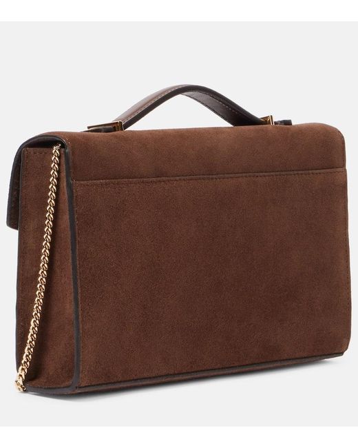Pochette Vancouver En Daim DeMellier London en coloris Brown
