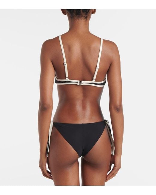 Brunello Cucinelli Black Bikini Top