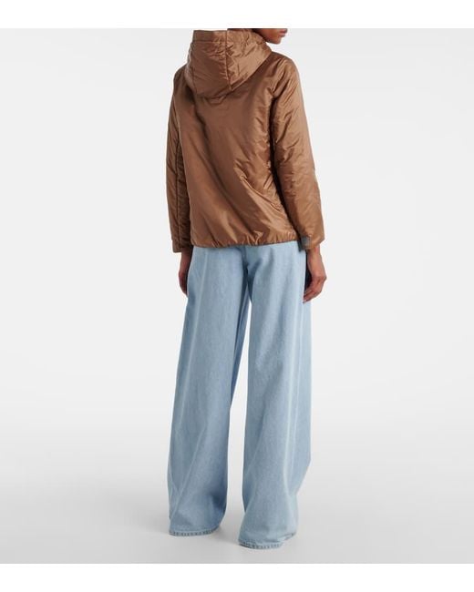 Max Mara Brown Wattierte Jacke The Cube Greenh