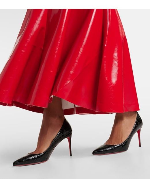 Christian Louboutin Black Pumps Kate 85 Aus Leder