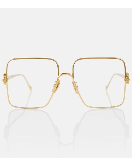 Loewe Metallic Anagram Oversized Glasses