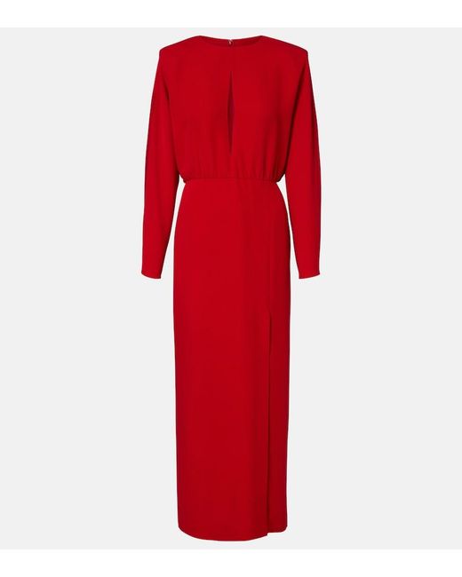 Valentino Red Silk Gown