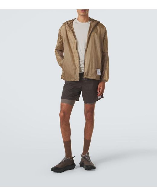 Satisfy Gray Techsilk 8" Running Shorts for men