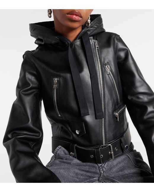 J.W. Anderson Black Leather Jacket