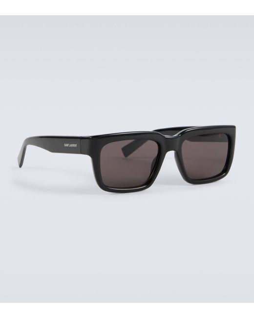 Saint Laurent Brown Sl 615 Square Sunglasses for men
