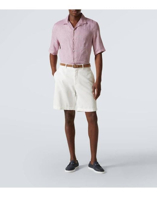 Christian Louboutin Slip-Ons Chambeliboat Aus Leder in Blue für Herren