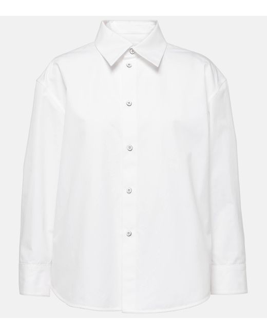 Jil Sander White Cotton Poplin Shirt