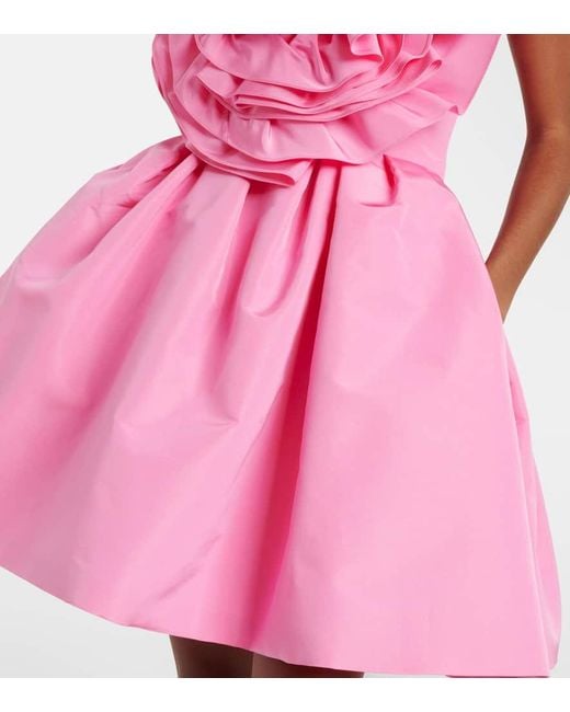 Carolina Herrera Pink Cocktailkleid Aus Seiden-Faille