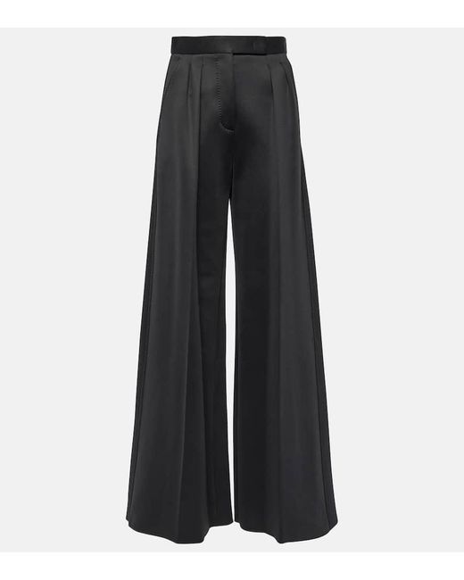 Pantalones anchos Zinnia de jersey Max Mara de color Black
