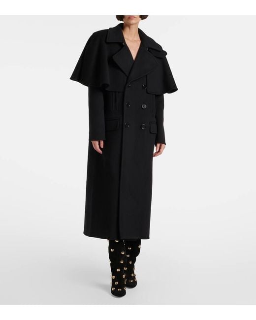 Cappotto Doppiopetto di Chloé in Black