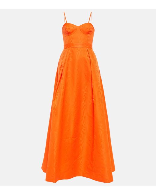 Rebecca Vallance Orange Carmelita A-line Gown