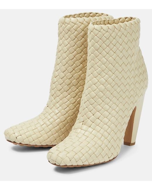Bottega Veneta Natural Canalazzo Ankle Boot