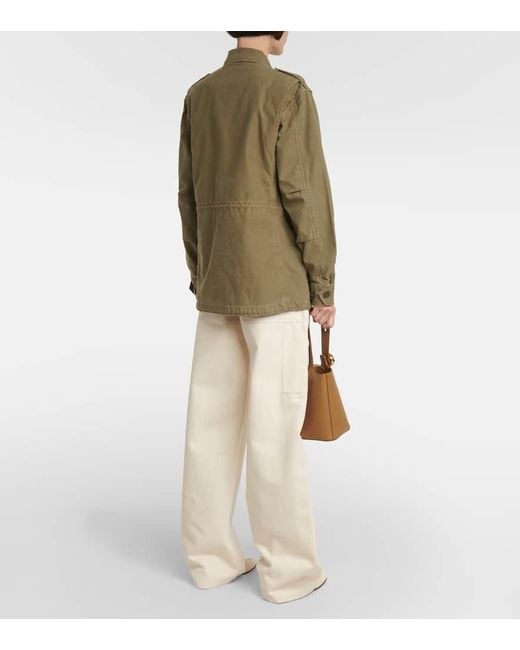 Polo Ralph Lauren Green Jacke aus Baumwoll-Twill