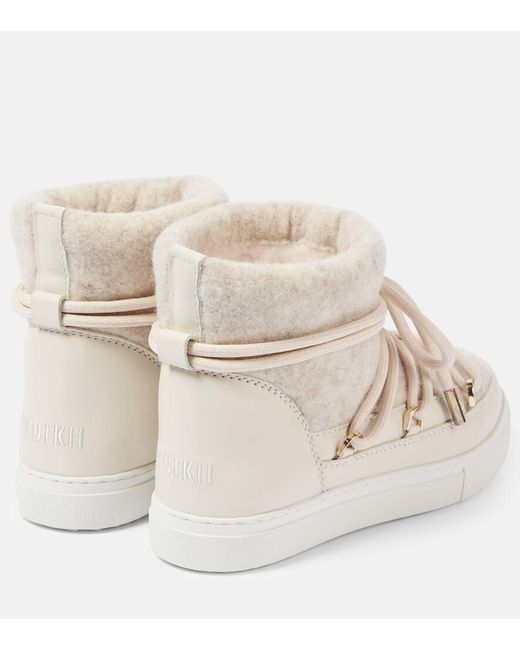 Inuikii Natural Schneestiefel Mit Leder