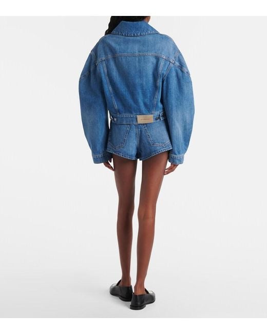 Givenchy Blue Cocoon Denim Jacket