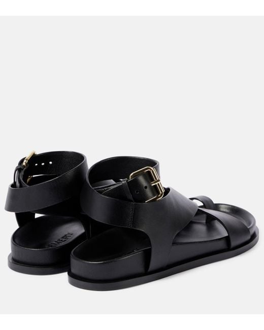 A.Emery Black A. Emery Jalen Leather Sandals