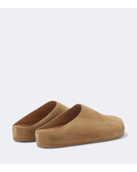 Studio Nicholson Brown Wearing Suede Mules for men