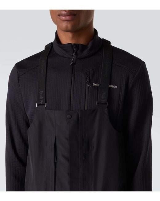 Peak Performance Blue Vertical Ski Salopettes for men
