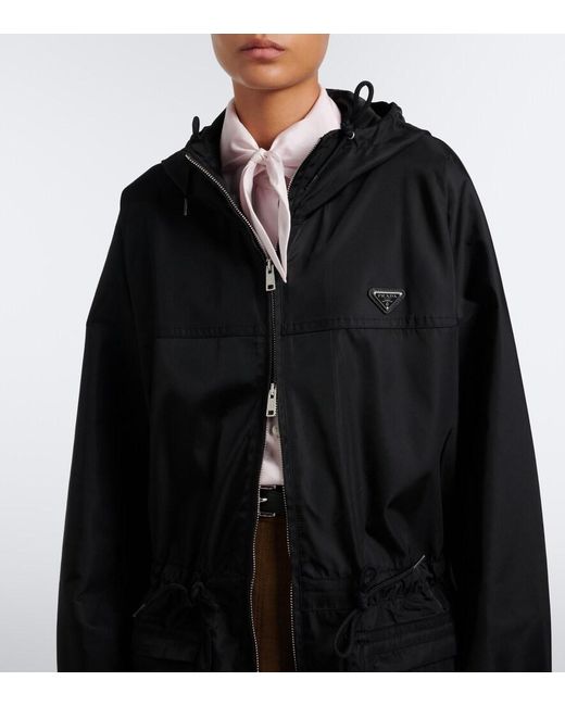 Prada Black Re-Nylon Parka