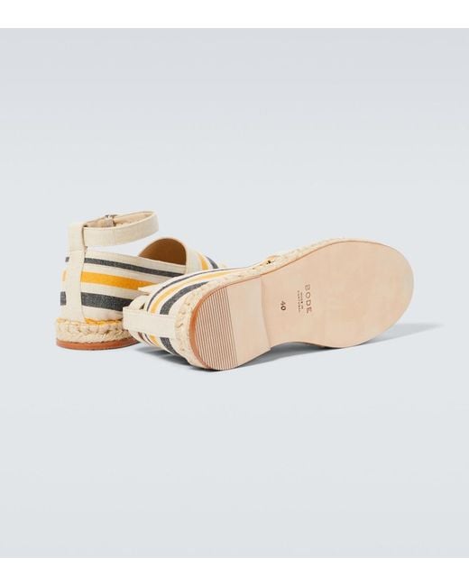 Bode Espadrilles Namesake in Metallic für Herren