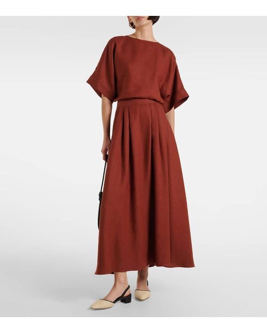 Manolo Blahnik Natural Raffro Leather-Trimmed Raffia Slingback Pumps