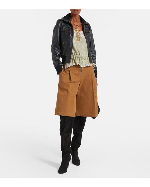 Chloé Black Suede Over-The-Knee Boots