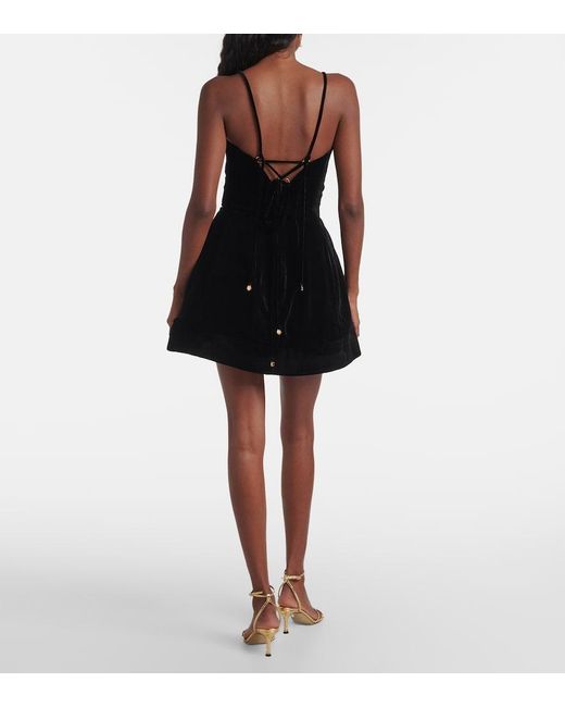 Maria Lucia Hohan Black Kemna Bustier Minidress