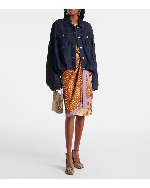 Dries Van Noten Blue Denim Jacket