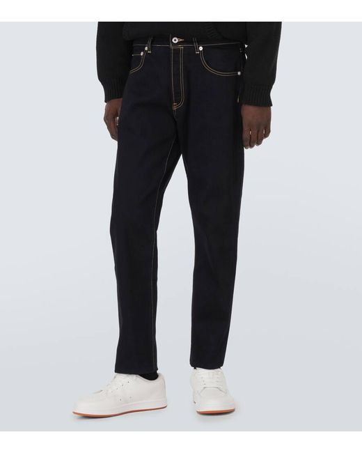 KENZO Mid-Rise Straight Jeans Bara in Black für Herren