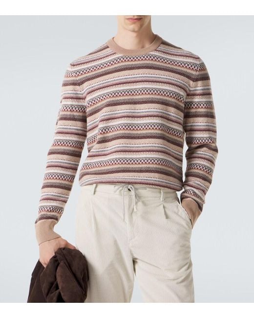 Pullover di Eleventy in Brown da Uomo