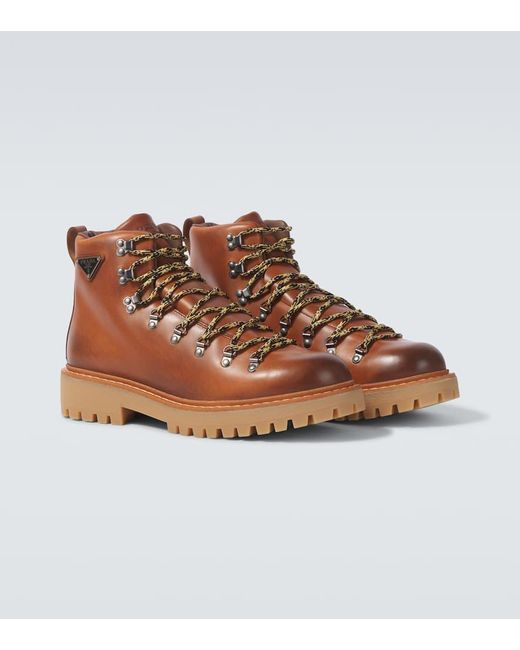 Stivaletti di Prada in Brown da Uomo