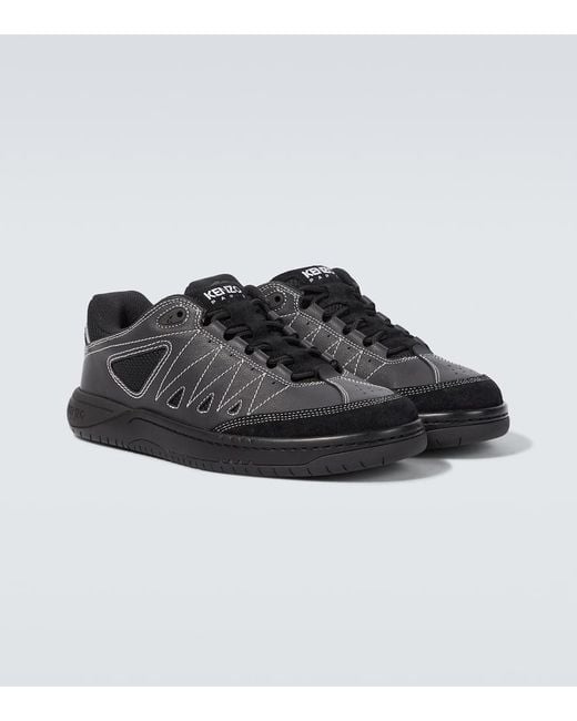KENZO Sneakers Pxt Aus Leder in Black für Herren