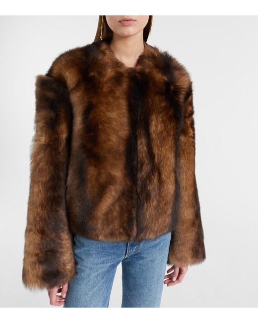 Nili Lotan Brown Elan Shearling Jacket
