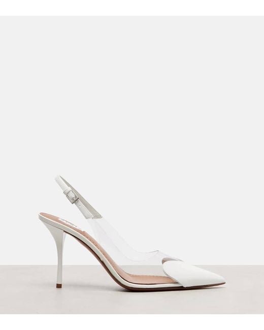 Pumps Slingback Le Cour 90 di Alaïa in White