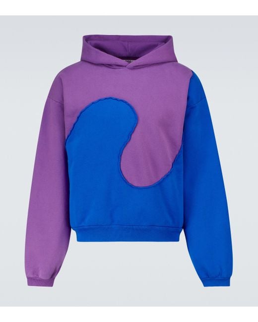 ERL Purple Swirl Hooded Sweatshirt for men