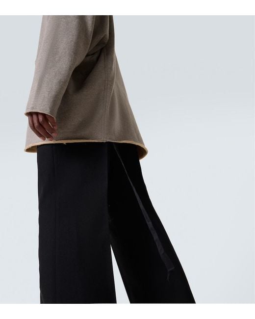Rick Owens Natural Peter Cotton-Blend Hoodie for men