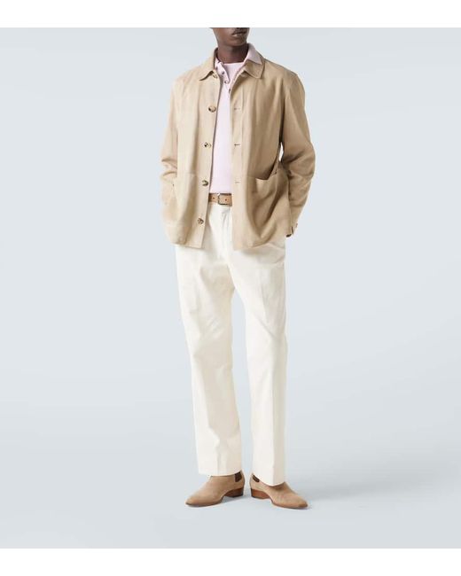 Allude Polopullover Aus Kaschmir in Pink für Herren