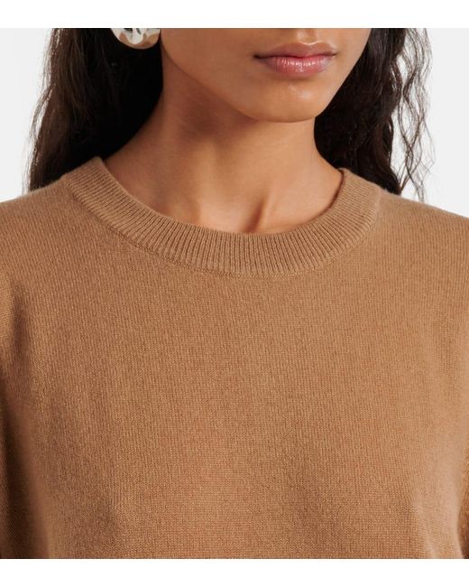 Lisa Yang Brown Helena Cashmere Sweater