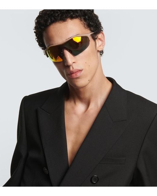 Dior Pink Diorxplorer M1U Shield Sunglasses for men