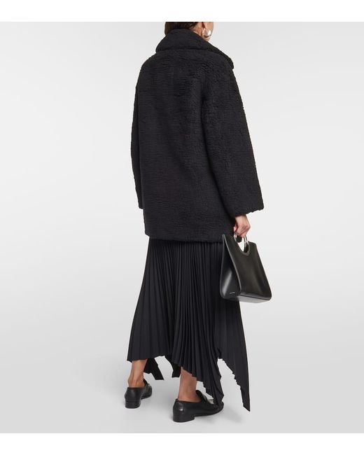 Joseph Blue Cacheux Camel Hair And Silk Coat