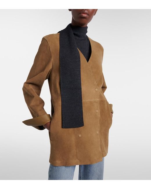 Totême Natural Suede Blazer