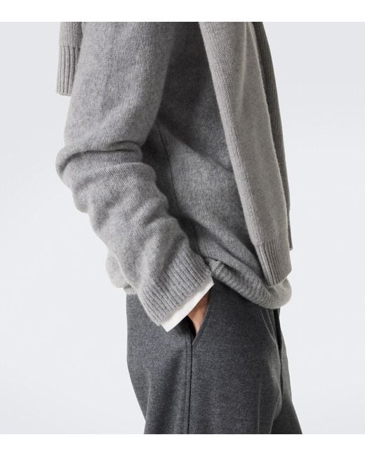 Lisa Yang Gray Baxter Cashmere And Silk Sweater for men