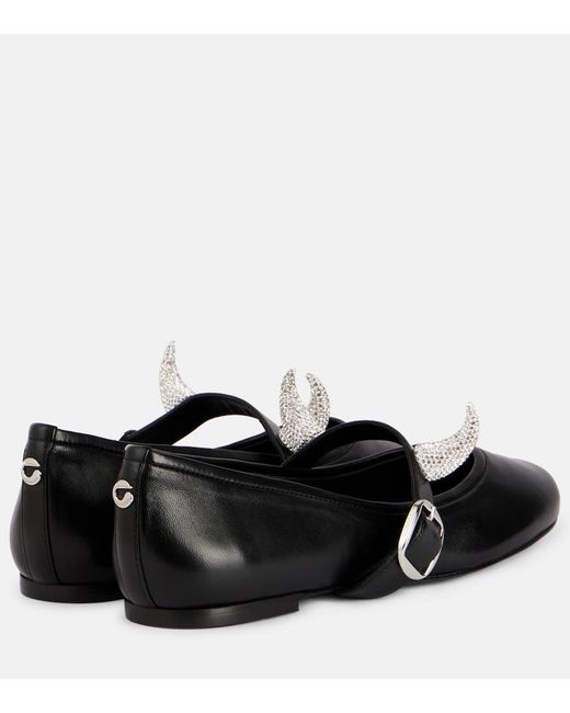 Coperni Black X Disney Mary Jane Flats