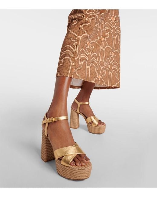 Gianvito Rossi Metallic Bebe 12Mm Sandals