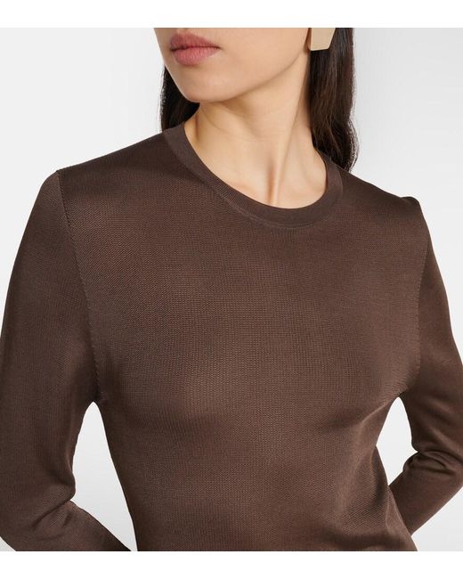 Tom Ford Brown Knitted Top