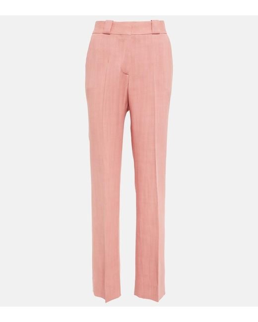 Blazé Milano Pink Blaze Milano Percheron High-rise Pants