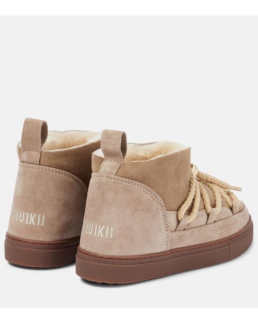 Inuikii Brown Classic Low Suede Ankle Boots