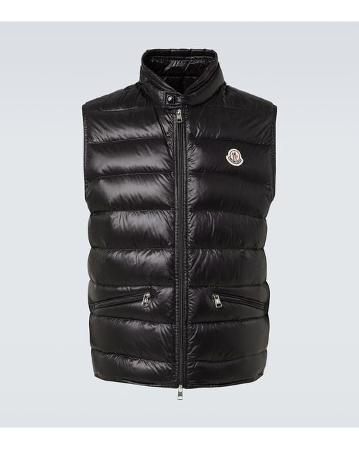 Veste Doudoune Sans Manches Gui Moncler pour homme en coloris Black