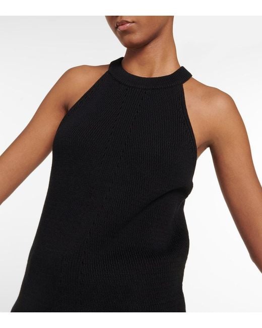 Co. Black Ribbed-Knit Tank Top